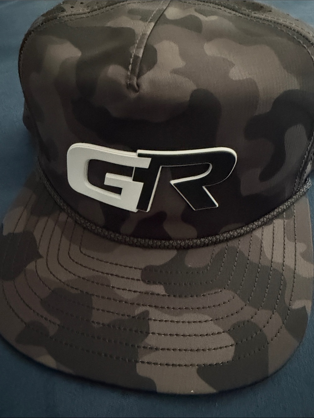Gray Camo Toyota GR Melin Hat